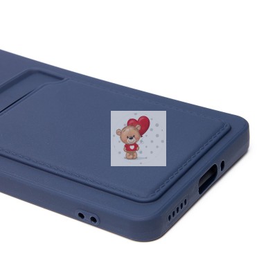 Чехол-накладка для Honor 200 Pro (темно-синий) - SC337 с картхолдером Чехол-накладка для Honor 200 Pro (темно-синий) - SC337 с картхолдером