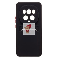 Чехол-накладка для Honor Magic 6 Pro (черный) - SC337 с картхолдером Чехол-накладка для Honor Magic 6 Pro (черный) - SC337 с картхолдером