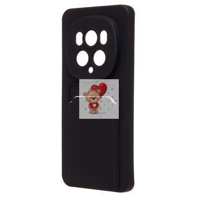 Чехол-накладка для Honor Magic 6 Pro (черный) - SC337 с картхолдером Чехол-накладка для Honor Magic 6 Pro (черный) - SC337 с картхолдером