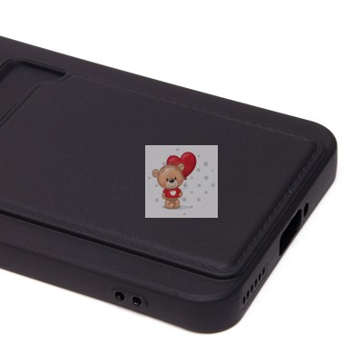 Чехол-накладка для Honor Magic 6 Pro (черный) - SC337 с картхолдером Чехол-накладка для Honor Magic 6 Pro (черный) - SC337 с картхолдером