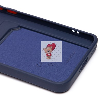 Чехол-накладка для Honor Magic 6 Pro (темно-синий) - SC337 с картхолдером Чехол-накладка для Honor Magic 6 Pro (темно-синий) - SC337 с картхолдером