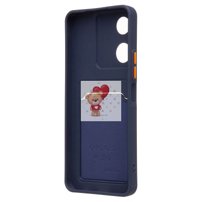 Чехол-накладка для Honor X5 Plus (темно-синий) - SC337 с картхолдером