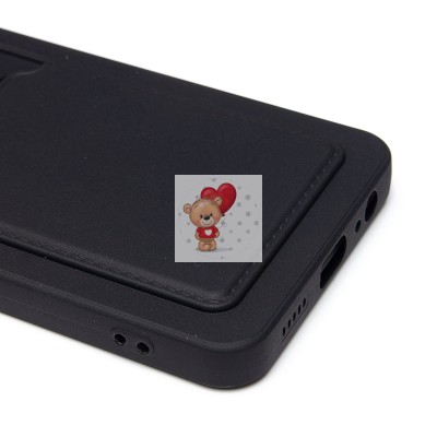 Чехол-накладка для Huawei Honor X5b Plus (черный) - SC337 с картхолдером Чехол-накладка для Huawei Honor X5b Plus (черный) - SC337 с картхолдером