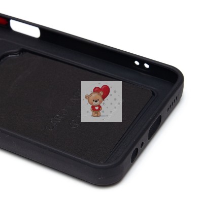 Чехол-накладка для Huawei Honor X5b Plus (черный) - SC337 с картхолдером Чехол-накладка для Huawei Honor X5b Plus (черный) - SC337 с картхолдером