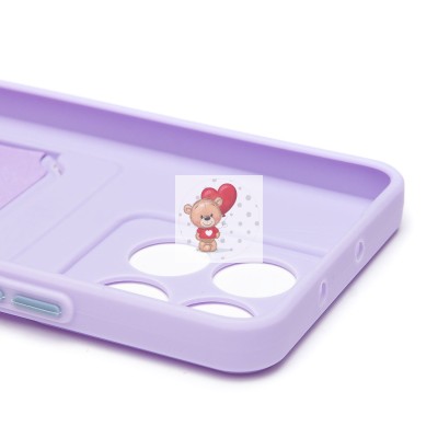 Чехол-накладка для Honor X6b (светло-фиолетовый) - SC337 с картхолдером