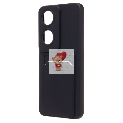 Чехол-накладка для Honor X7b 5G (черный) - SC337 с картхолдером Чехол-накладка для Honor X7b 5G (черный) - SC337 с картхолдером