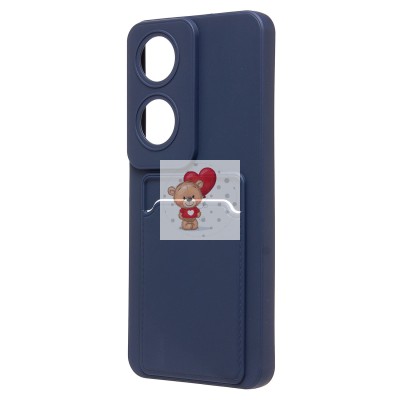 Чехол-накладка для Honor X7b 5G (темно-синий) - SC337 с картхолдером Чехол-накладка для Honor X7b 5G (темно-синий) - SC337 с картхолдером