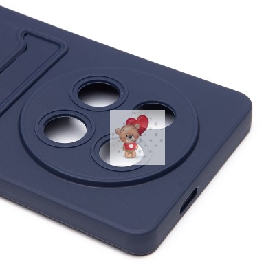 Чехол-накладка для Honor X9c (темно-синий) - SC337 с картхолдером Чехол-накладка для Honor X9c (темно-синий) - SC337 с картхолдером