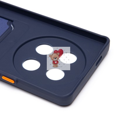 Чехол-накладка для Honor X9c (темно-синий) - SC337 с картхолдером Чехол-накладка для Honor X9c (темно-синий) - SC337 с картхолдером