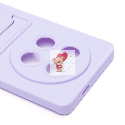 Чехол-накладка для Honor X9c (светло-фиолетовый) - SC337 с картхолдером Чехол-накладка для Honor X9c (светло-фиолетовый) - SC337 с картхолдером