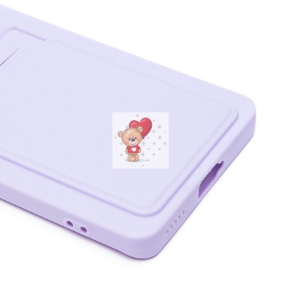 Чехол-накладка для Honor X9c (светло-фиолетовый) - SC337 с картхолдером Чехол-накладка для Honor X9c (светло-фиолетовый) - SC337 с картхолдером