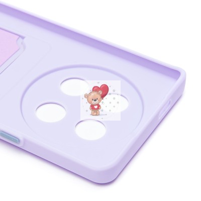 Чехол-накладка для Honor X9c (светло-фиолетовый) - SC337 с картхолдером Чехол-накладка для Honor X9c (светло-фиолетовый) - SC337 с картхолдером