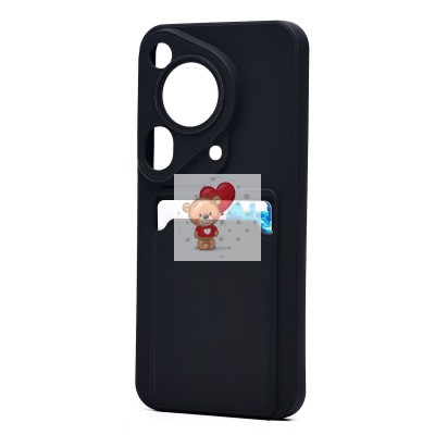 Чехол-накладка для Huawei Pura 70 Ultra Global (черный) - SC337 с картхолдером