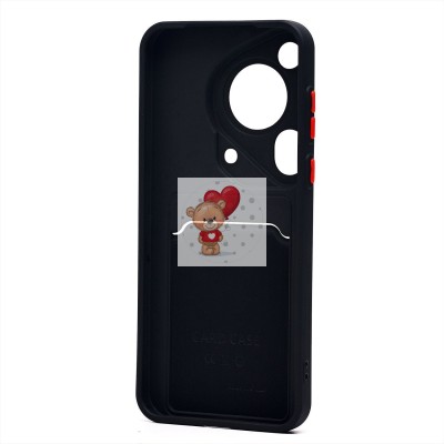 Чехол-накладка для Huawei Pura 70 Ultra Global (черный) - SC337 с картхолдером
