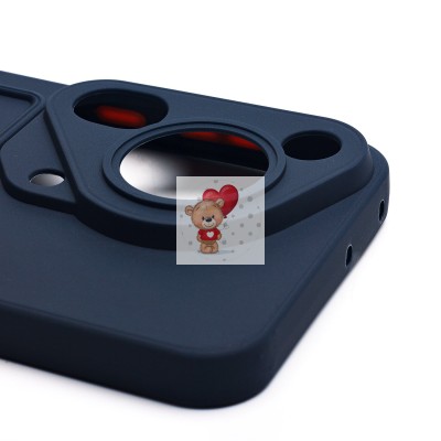 Чехол-накладка для Huawei Pura 70 Ultra Global (темно-синий) - SC337 с картхолдером