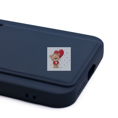 Чехол-накладка для Huawei Pura 70 Ultra Global (темно-синий) - SC337 с картхолдером