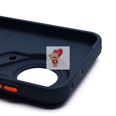 Чехол-накладка для Huawei Pura 70 Ultra Global (темно-синий) - SC337 с картхолдером