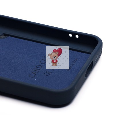 Чехол-накладка для Huawei Pura 70 Ultra Global (темно-синий) - SC337 с картхолдером