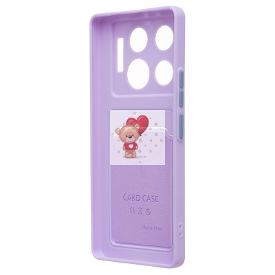 Чехол-накладка для Infinix GT 20 Pro (светло-фиолетовый) - SC337 с картхолдером Чехол-накладка для Infinix GT 20 Pro (светло-фиолетовый) - SC337 с картхолдером