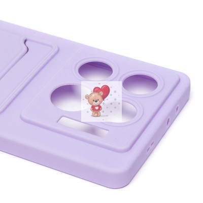 Чехол-накладка для Infinix GT 20 Pro (светло-фиолетовый) - SC337 с картхолдером Чехол-накладка для Infinix GT 20 Pro (светло-фиолетовый) - SC337 с картхолдером