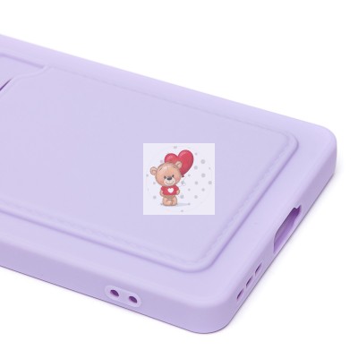 Чехол-накладка для Infinix GT 20 Pro (светло-фиолетовый) - SC337 с картхолдером Чехол-накладка для Infinix GT 20 Pro (светло-фиолетовый) - SC337 с картхолдером