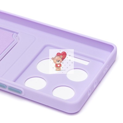 Чехол-накладка для Infinix GT 20 Pro (светло-фиолетовый) - SC337 с картхолдером Чехол-накладка для Infinix GT 20 Pro (светло-фиолетовый) - SC337 с картхолдером