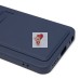Чехол-накладка для Infinix Hot 50 4G (темно-синий) - SC337 с картхолдером