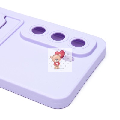 Чехол-накладка для Infinix Hot 50 4G (светло-фиолетовый) - SC337 с картхолдером