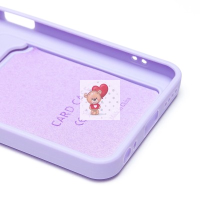 Чехол-накладка для Infinix Hot 50 4G (светло-фиолетовый) - SC337 с картхолдером