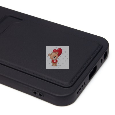 Чехол-накладка для Infinix Hot 50 5G (черный) - SC337 с картхолдером