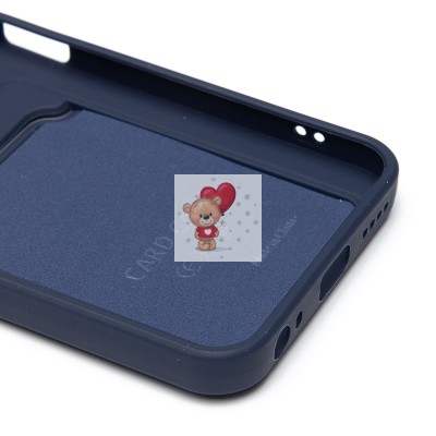 Чехол-накладка для Infinix Hot 50 5G (темно-синий) - SC337 с картхолдером