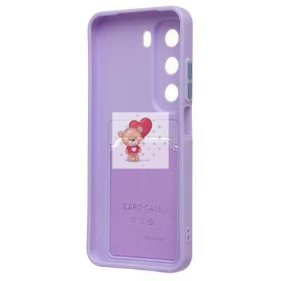 Чехол-накладка для Infinix Hot 50 5G (светло-фиолетовый) - SC337 с картхолдером