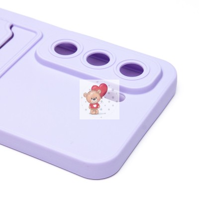 Чехол-накладка для Infinix Hot 50 5G (светло-фиолетовый) - SC337 с картхолдером