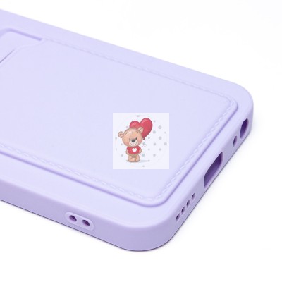 Чехол-накладка для Infinix Hot 50 5G (светло-фиолетовый) - SC337 с картхолдером