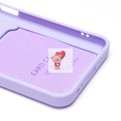 Чехол-накладка для Infinix Hot 50 5G (светло-фиолетовый) - SC337 с картхолдером