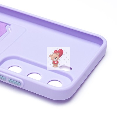 Чехол-накладка для Infinix Hot 50 5G (светло-фиолетовый) - SC337 с картхолдером