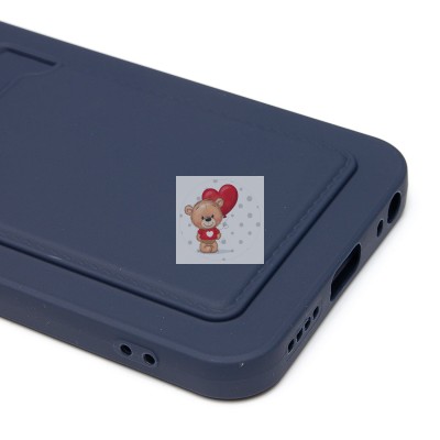 Чехол-накладка для Infinix Hot 50i (темно-синий) - SC337 с картхолдером Чехол-накладка для Infinix Hot 50i (темно-синий) - SC337 с картхолдером