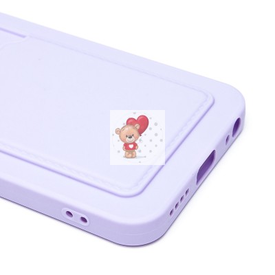 Чехол-накладка для Infinix Hot 50i (светло-фиолетовый) - SC337 с картхолдером