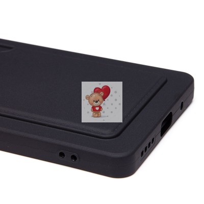 Чехол-накладка для Infinix Note 40 5G (черный) - SC337 с картхолдером Чехол-накладка для Infinix Note 40 5G (черный) - SC337 с картхолдером