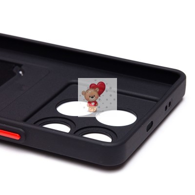 Чехол-накладка для Infinix Note 40 5G (черный) - SC337 с картхолдером Чехол-накладка для Infinix Note 40 5G (черный) - SC337 с картхолдером