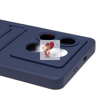 Чехол-накладка для Infinix Note 40 5G (темно-синий) - SC337 с картхолдером Чехол-накладка для Infinix Note 40 5G (темно-синий) - SC337 с картхолдером