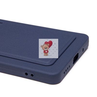 Чехол-накладка для Infinix Note 40 5G (темно-синий) - SC337 с картхолдером Чехол-накладка для Infinix Note 40 5G (темно-синий) - SC337 с картхолдером