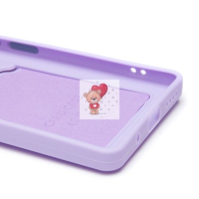 Чехол-накладка для Infinix Note 40 5G (светло-фиолетовый) - SC337 с картхолдером Чехол-накладка для Infinix Note 40 5G (светло-фиолетовый) - SC337 с картхолдером