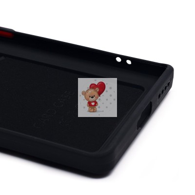 Чехол-накладка для Infinix Note 40 Pro 4G (черный) - SC337 с картхолдером Чехол-накладка для Infinix Note 40 Pro 4G (черный) - SC337 с картхолдером