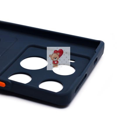 Чехол-накладка для Infinix Note 40 Pro 4G (темно-синий) - SC337 с картхолдером Чехол-накладка для Infinix Note 40 Pro 4G (темно-синий) - SC337 с картхолдером