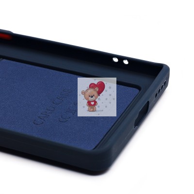 Чехол-накладка для Infinix Note 40 Pro 4G (темно-синий) - SC337 с картхолдером Чехол-накладка для Infinix Note 40 Pro 4G (темно-синий) - SC337 с картхолдером