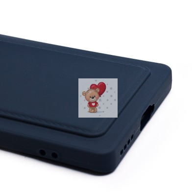 Чехол-накладка для Infinix Note 40 Pro+ 5G (темно-синий) - SC337 с картхолдером