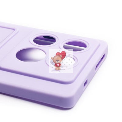 Чехол-накладка для Infinix Note 40 Pro+ 5G (светло-фиолетовый) - SC337 с картхолдером