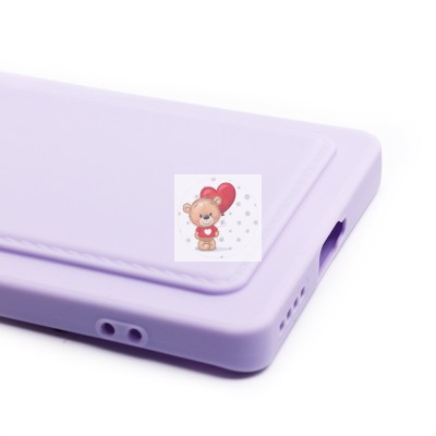 Чехол-накладка для Infinix Note 40 Pro+ 5G (светло-фиолетовый) - SC337 с картхолдером