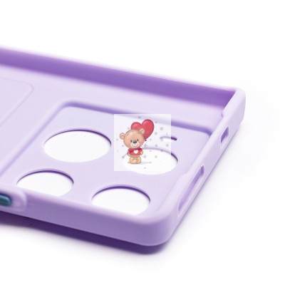 Чехол-накладка для Infinix Note 40 Pro+ 5G (светло-фиолетовый) - SC337 с картхолдером